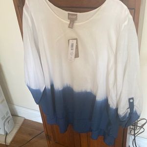 Chico’s NWT Sheer Blouse